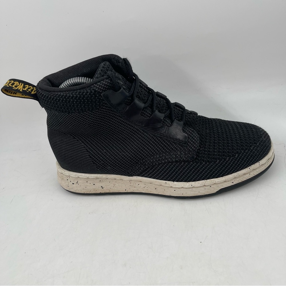 Dr Martens Women’s 5 Telkes- SZ 6- Black Knit Lace-Up Boots Shoes